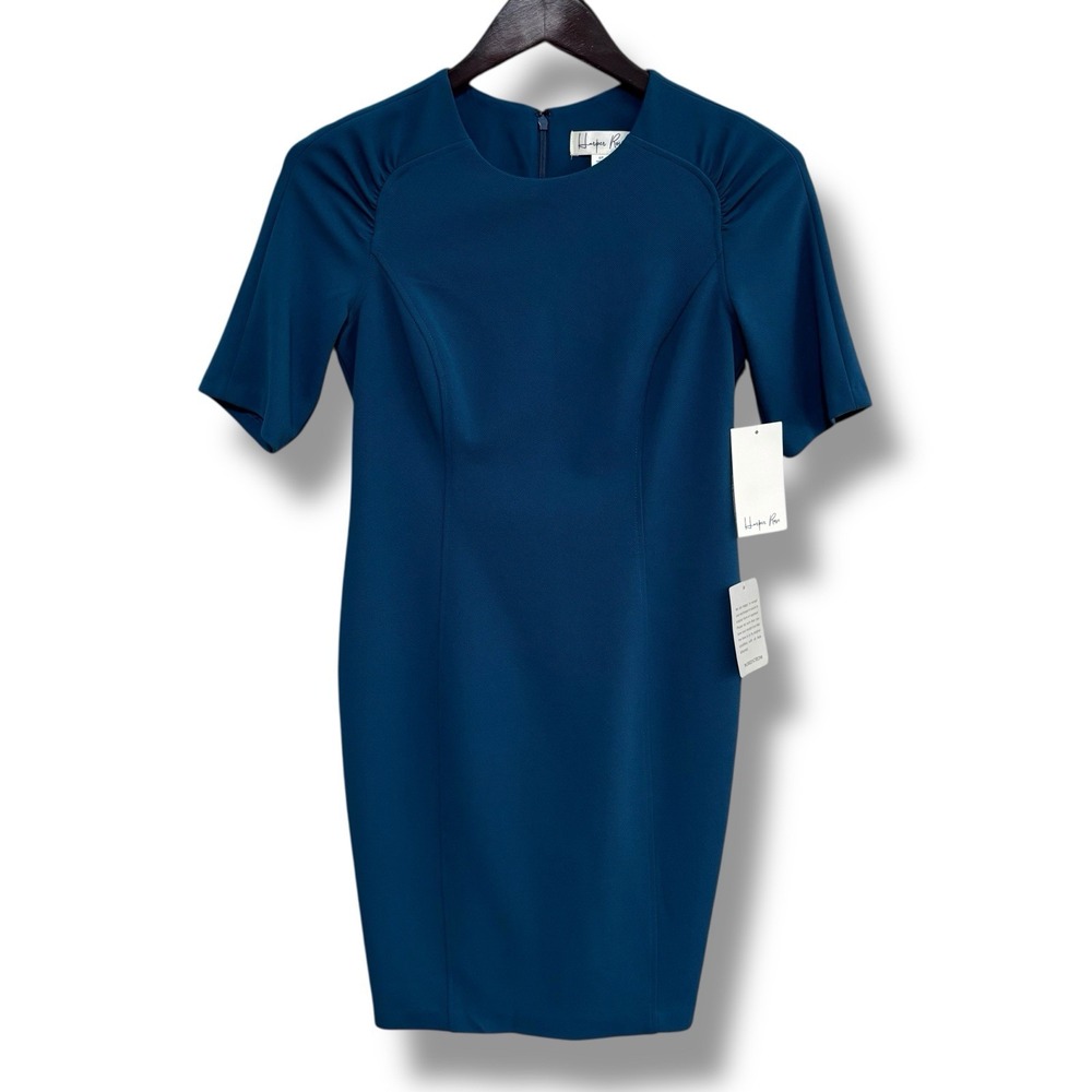 NWT $128 Harper Rose Women's Round Neck Above The Knee Dress Size 6P - 16 x‎ 36